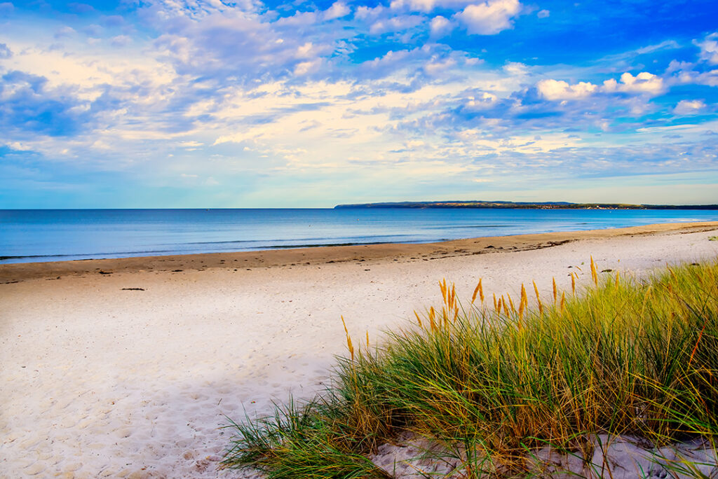 Idyllic,Beach,Landscape,In,Rügen-,Dranske,,Baltic,Sea,,Germany,,Europe